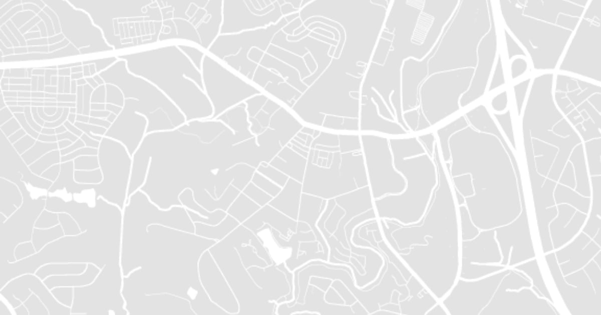 Graphic map of Pineville, NC.
