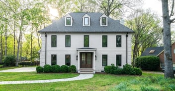 charlotte nc custom home front elevation