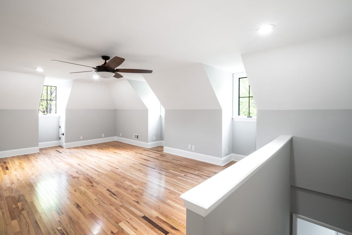 charlotte nc custom home upstairs bonus room