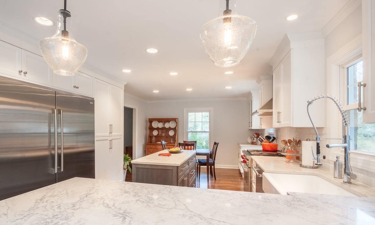 Timeless Contrast Kitchen Remodel in Charlotte, NC by 7Acre Construction project photo 2