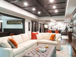 living area room addition built by 7 Acre Construction